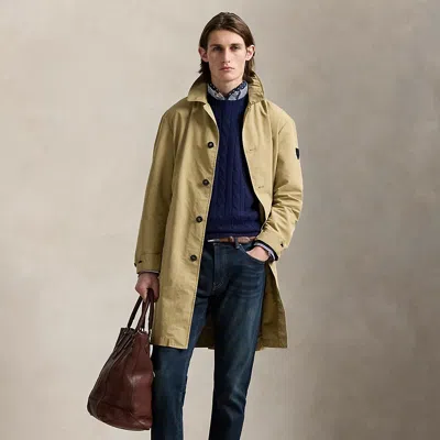 Polo Ralph Lauren The Pearson Twill Car Coat In Khaki
