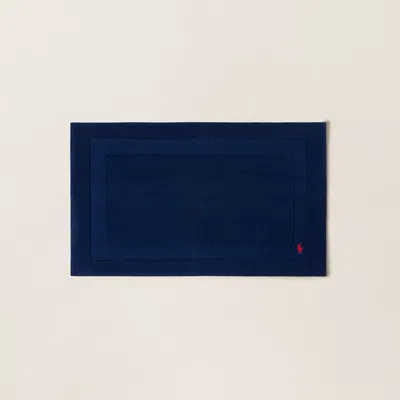 Polo Ralph Lauren The Polo Bath Rug In Newport Navy In Blue
