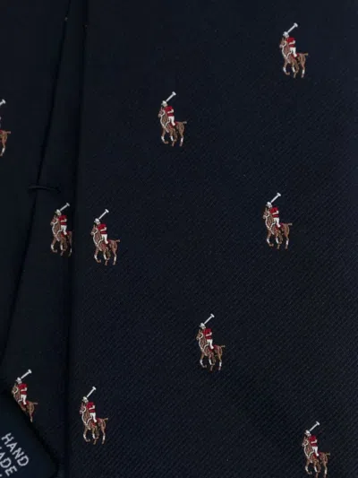 Polo Ralph Lauren "the Polo Player" Tie In Blue