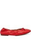 Polo Ralph Lauren The Pony Ballerina Shoes In Red