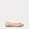 Polo Ralph Lauren The Pony Ballet Flat In Pink Leather