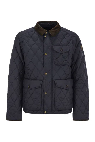 Polo Ralph Lauren Water-repellent Quilted Beaton Jacket In Blue
