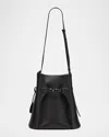 Polo Ralph Lauren The Ralph Calfskin Bucket Bag In Black