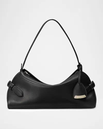 Polo Ralph Lauren The Ralph Calfskin Small Shoulder Bag In Black