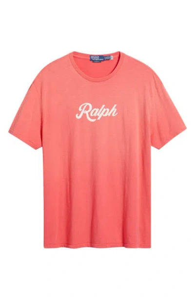 Polo Ralph Lauren The Ralph Graphic T-shirt In Pale Red