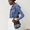 Polo Ralph Lauren The Ralph Raffia Small Bucket Bag In Navy/natural