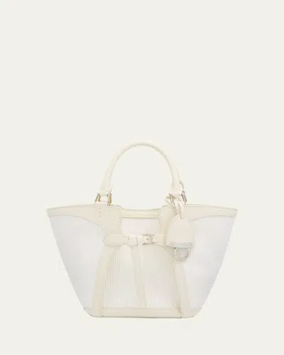 Polo Ralph Lauren The Ralph Woven Tote Bag In White