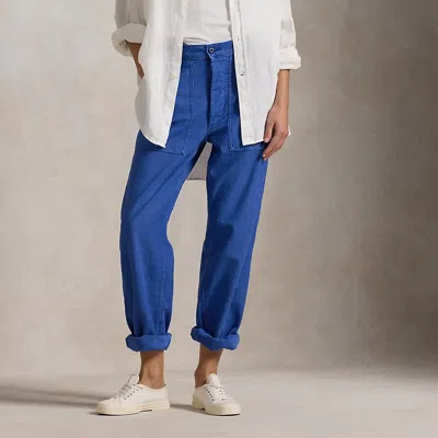 Polo Ralph Lauren The Ricky Pant In French Workwear Blue