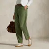 Polo Ralph Lauren Cotton Sateen Utility Trouser In Olive