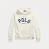 Polo Ralph Lauren The Rl Fleece Logo Hoodie In Beige