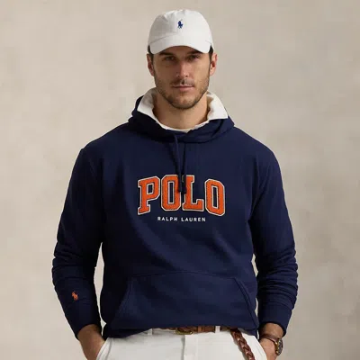 Polo Ralph Lauren The Rl Fleece Logo Hoodie In Cruise Navy