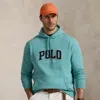 Polo Ralph Lauren Hooded Kangaroo Pocket Sweater In Deep Seafoam