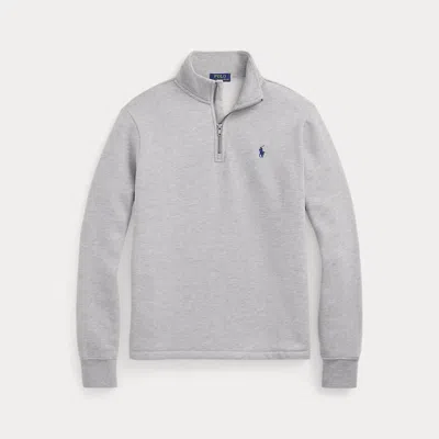 Polo Ralph Lauren The Rl Fleece Mockneck Sweatshirt In Andover Heather