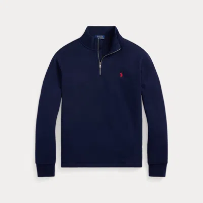 Polo Ralph Lauren The Rl Fleece Mockneck Sweatshirt In Cruise Navy