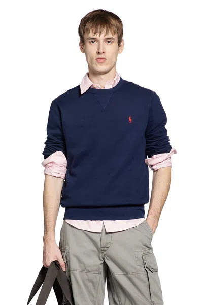 Polo Ralph Lauren The Rl Fleece Sweatshirt In Blue