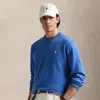 Polo Ralph Lauren Men's Fleece Crewneck Sweatshirt In Summer Blue