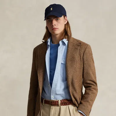 Polo Ralph Lauren The Rl67 Herringbone Jacket In Brown