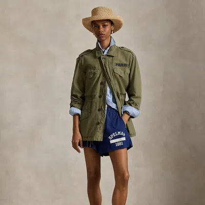 Polo Ralph Lauren The Spelman College Jersey Short In Freshwater In Green