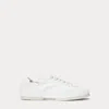 Polo Ralph Lauren The Suede Pony Ballerina Trainer In White