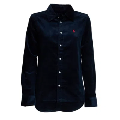 Polo Ralph Lauren Thin Corduroy Shirt In Blue