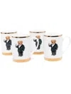 Polo Ralph Lauren Thompson Mug Set (set Of Four) In 白色