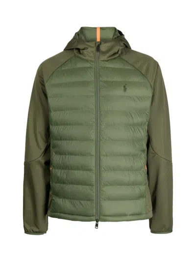 Polo Ralph Lauren Thor Hybrid Padded Jacket In Gray