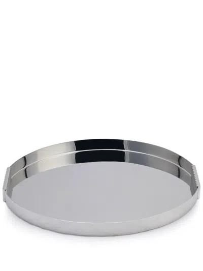 Polo Ralph Lauren Thorpe Round Tray In Silver