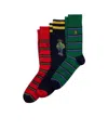 Polo Ralph Lauren American Heritage Bear Crew Sock 3-pack In Assorted, Men's At Urban Outfitters In Black