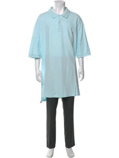 Pre-owned Polo Ralph Lauren Three-quarter Sleeve Shirt In Blue