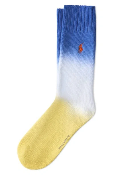 Polo Ralph Lauren Tie Dye Crew Socks In Multi