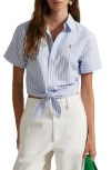 Polo Ralph Lauren Striped Short-sleeve Shirt In Blue