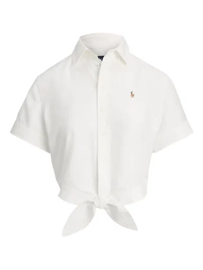 POLO RALPH LAUREN TIED-FRONT SHORT-SLEEVE SHIRT