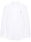 Polo Ralph Lauren Polo Pony-embroidered Long-sleeve Shirt In White