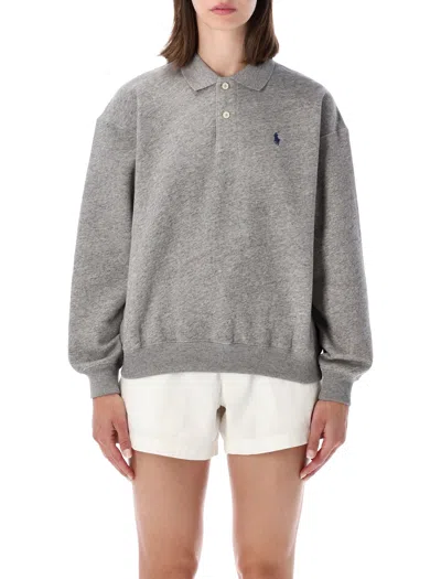 Polo Ralph Lauren Timeless Sport-inspired Polo Shirt - Size S In Dark Vintage Heather