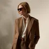 Polo Ralph Lauren Timothy Silk Shantung Jacket In Cocoa
