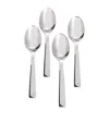 Polo Ralph Lauren Titanium Academy Demitasse Spoons In Silver