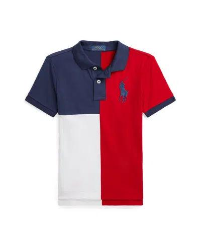 Polo Ralph Lauren Kids' Toddler And Little Boy Big Pony Heavyweight Cotton Jersey Polo In Red