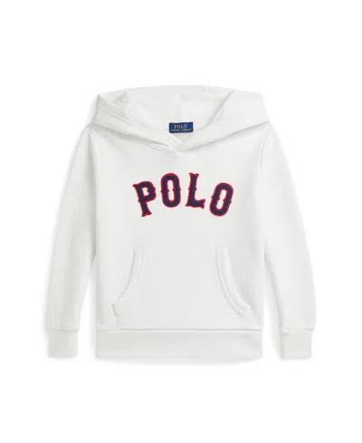 POLO RALPH LAUREN TODDLER AND LITTLE BOYS BASEBALL-LOGO FLEECE HOODIE