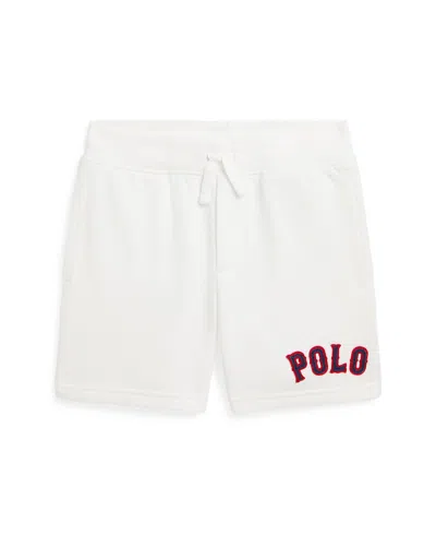 POLO RALPH LAUREN TODDLER AND LITTLE BOYS BASEBALL-LOGO FLEECE SHORTS