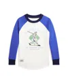 Polo Ralph Lauren Toddler And Little Boys Baseball-print Jersey T-shirt In Paper White