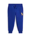 Polo Ralph Lauren Toddler And Little Boys Big Pony Fleece Jogger Pants In Blue