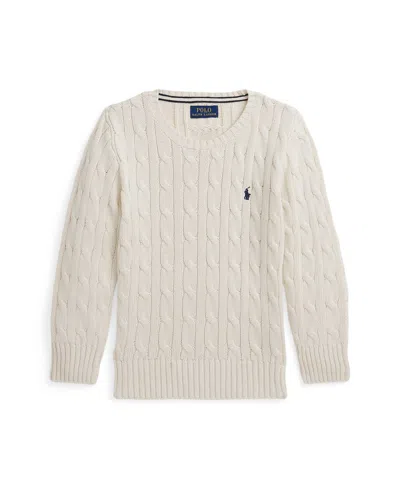 POLO RALPH LAUREN TODDLER AND LITTLE BOYS CABLE KNIT COTTON SWEATER