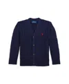 Polo Ralph Lauren Cable-knit Cotton V-neck Cardigan In Rl Navy