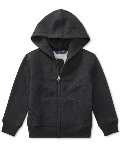 Polo Ralph Lauren Kids' Big Boys Cotton Fleece Zip Up Hoodie In Avery Heather