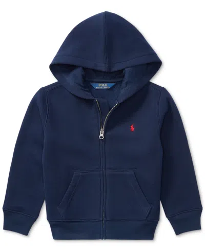 POLO RALPH LAUREN TODDLER AND LITTLE BOYS COTTON FLEECE HOODIE