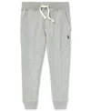 Polo Ralph Lauren Grey Cotton Track Pants In Dark Sport Heather