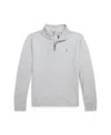 Polo Ralph Lauren Toddler And Little Boys Cotton Interlock Quarter-zip Pullover Shirt In Andover Heather