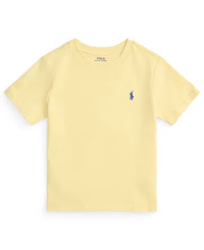 Polo Ralph Lauren Toddler And Little Boys Cotton Jersey Crewneck T-shirt In Yellow