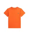 Polo Ralph Lauren Toddler And Little Boys Cotton Jersey Crewneck Tee In Flannel Orange