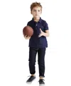 Polo Ralph Lauren Toddler And Little Boys Cotton Mesh Polo Shirt In Refined Navy